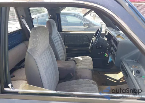 1990 Dodge Dakota из США, поврежденный, VIN 1B7FL23X0LS641390